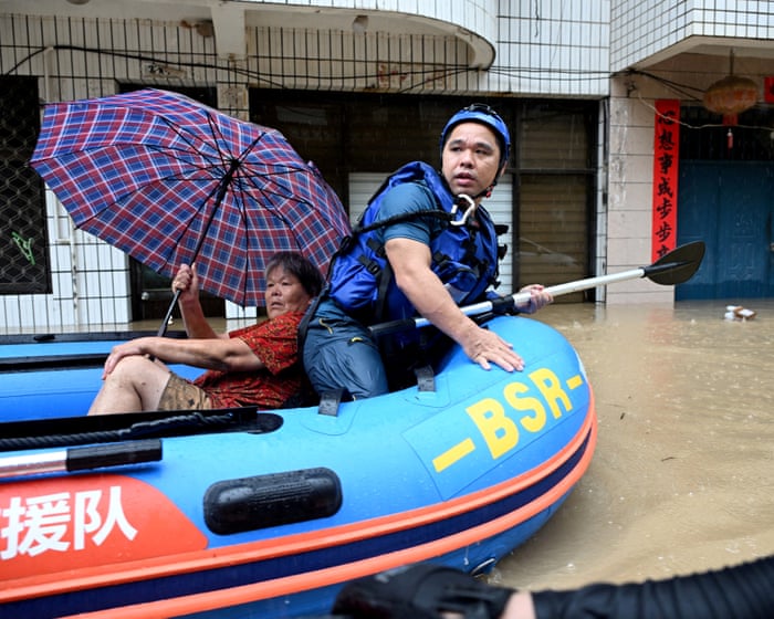 Weather tracker: Typhoon Saudel causes mass evacuations in south-east China