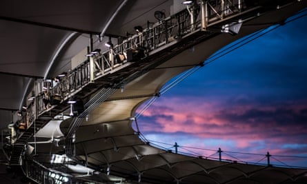 A detail of the stadium.