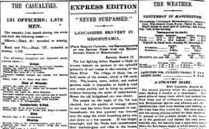 El jardinero se convierte en una sacerdotisa de fuego: el País, diario de hace 100 años 1 Manchester Guardian, 26 March 1917.