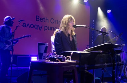 Beth Orton and her band perform at Concorde2 in Brighton, Sussex. 12/10/26