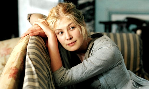 Rosamund Pike as Jane Bennet in the 2005 film version of Pride and Prejudice.