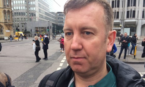 Matt Haikin, 44. Westminster attack eyewitness