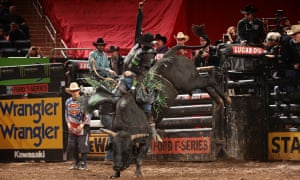 JB Mauney rides Shaft during the championship round of the PBR Built Ford Tough series at Madison Square Garden