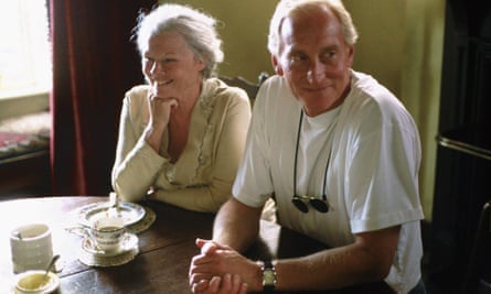 Judi Dench on set with Dance in the 2004 film Ladies in Lavender, which he wrote and directed.
