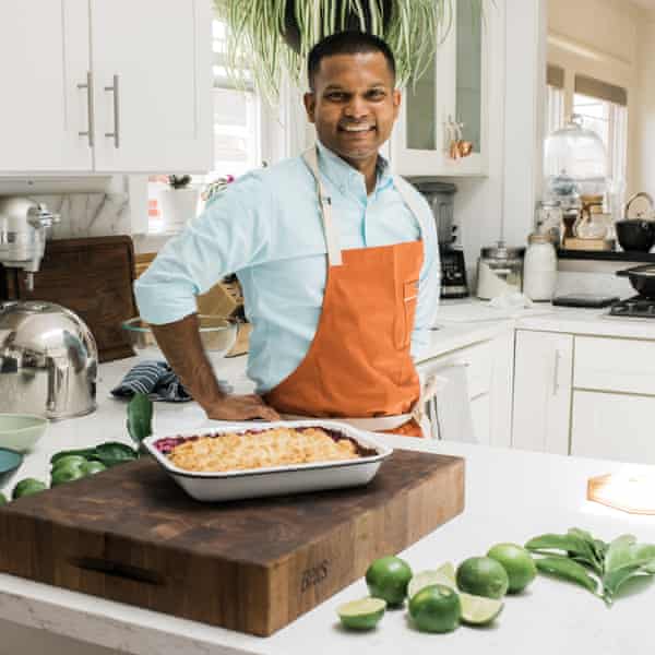 Nik Sharma at his home in California.