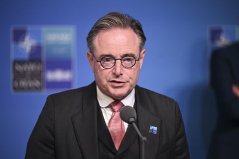 The Belgian prime minister, Bart De Wever, in Ankara. qhxidiqxkiqerinv