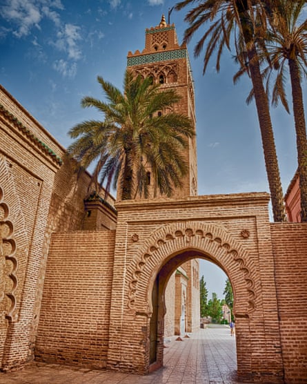 City landmark: Koutoubia mosque, the biggest in Marrakech.