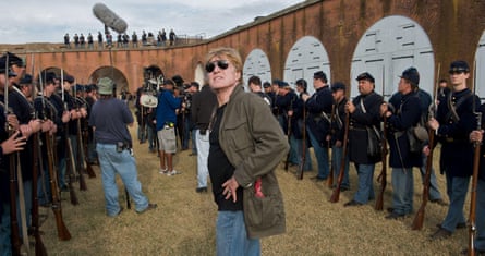 Redford shooting The Conspirator.