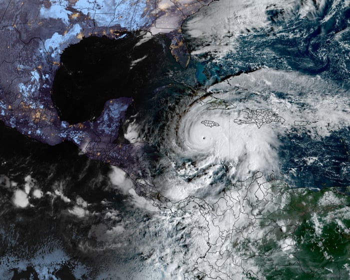 Hurricane Melissa strengthens to category 5 as communities in Jamaica warned of ‘potentially unimaginable impact’ – live