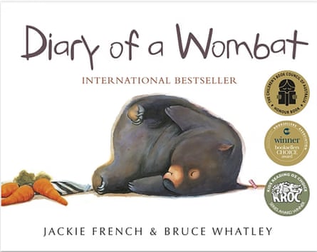 Australia’s top 50 children’s picture books as nominated by Guardian readers. Diary of a Wombat. Jackie French and Bruce Whatley