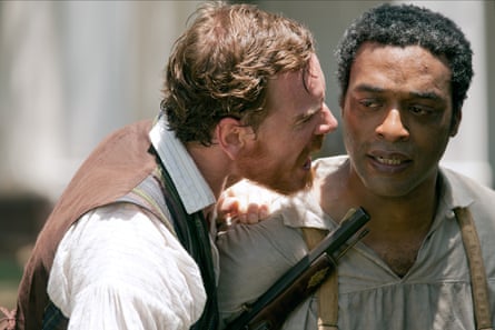 Michael Fassbender and Chiwetel Ejiofor in 12 Years a Slave.