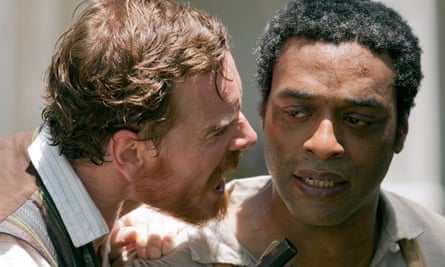 Michael Fassbender, left, and Chiwetel Ejiofor in Years a Slave.