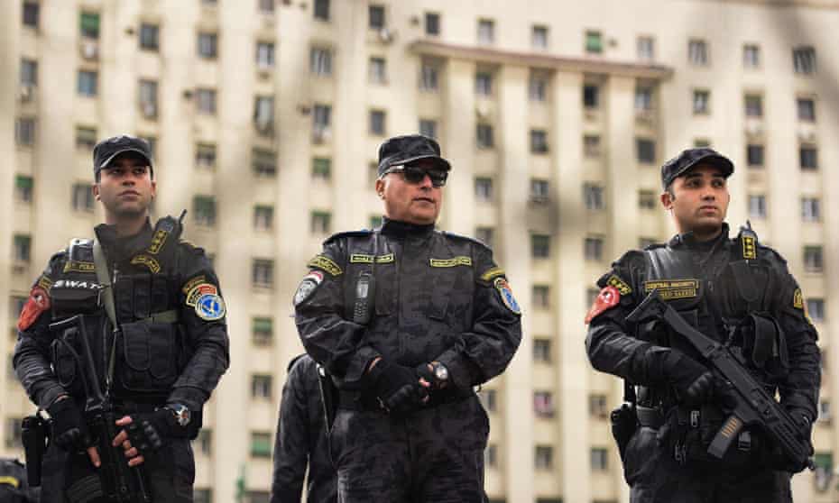 Egyptian security forces cairo
