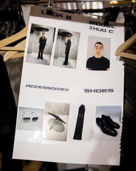 Preparations behind the scenes for the Night Market collection.