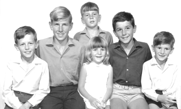 Family photograph of the Hall siblings: From left, Alan, Robert, Greg, Andrea, Gary and Geoff. In 1986, Alan Hall was convicted of killing Auckland father-of-three Arthur Easton but now 36 yers later supreme court has quashed Alan Hall's conviction.