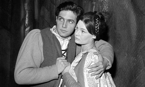 John Stride and Judi Dench in Romeo and Juliet, directed by Franco Zeffirelli, at the Old Vic theatre in 1960.