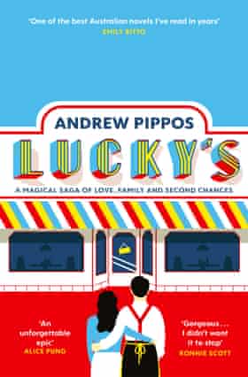 Andrew Pippos and his book Lucky's, Guardian Australia book review November 2020