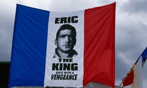 Bandera de Eric Cantona