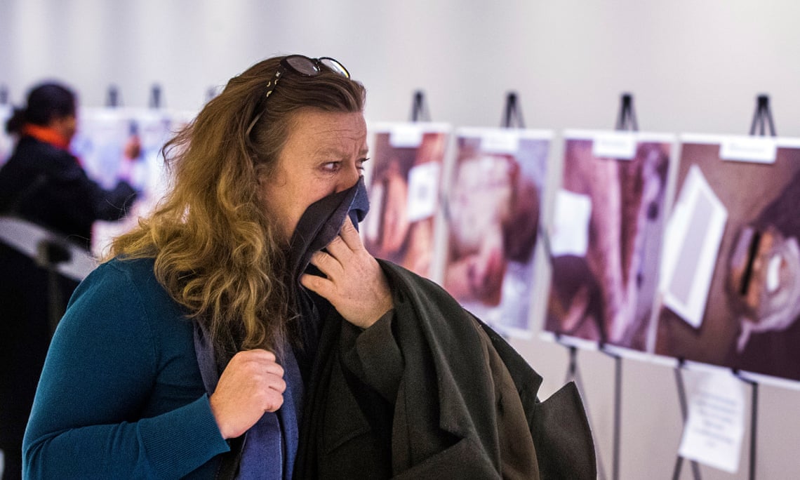 Caesar’s gruesome pictures of dead Syrian torture victims were exhibited at the United Nations in New York.