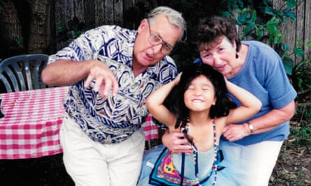 Maya Newell with her grandparents.