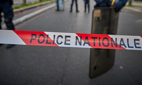 Police tape in Paris