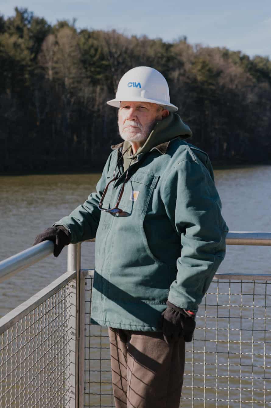 Paul Andriole, board of directors vice-president for the Chester Water Authority, at the Pine Grove Dam in Nottingham, Pennsylvania. 