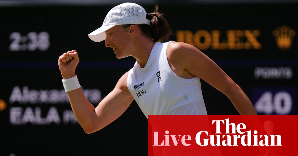Wimbledon 2026: Swiatek, Rybakina, Zverev and Anisimova in action on day six – live
