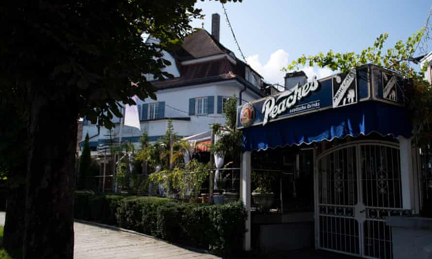 The Peaches cocktail bar in Garmisch-Partenkirchen, where the American woman infected with coronavirus visited.