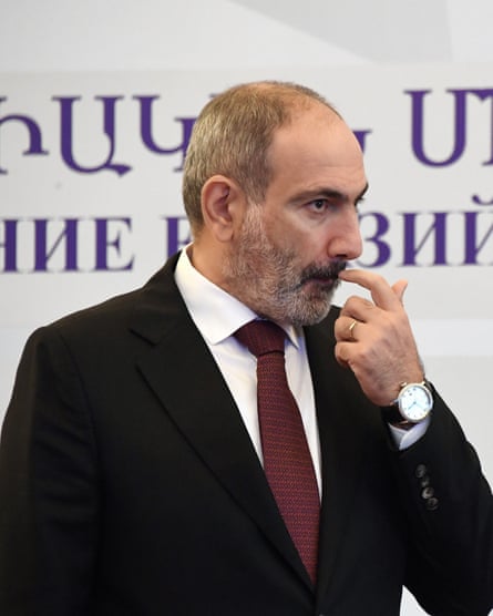 The prime minister of Armenia, Nikol Pashinyan