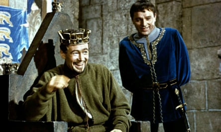 Peter O’Toole and Richard Burton in Becket, 1964, for which Anne V Coates received an Oscar nomination.