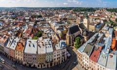 Lviv, the biggest city in western Ukraine