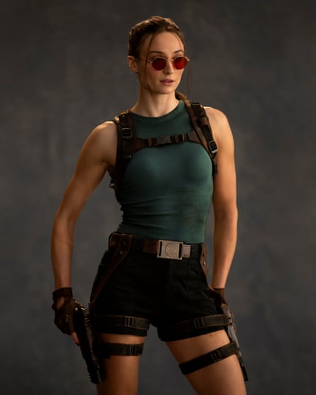 Turner as Lara Croft in the upcoming live-action Phoebe Waller-Bridge adaptation.