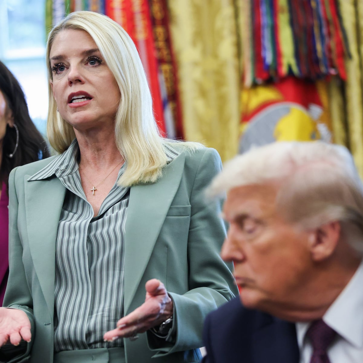 Pam Bondi faces rightwing backlash for saying she'll target 'hate speech' after Kirk killing | Trump administration | The Guardian