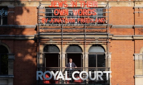 Jonathan Freedland at the Royal Court theatre in London.