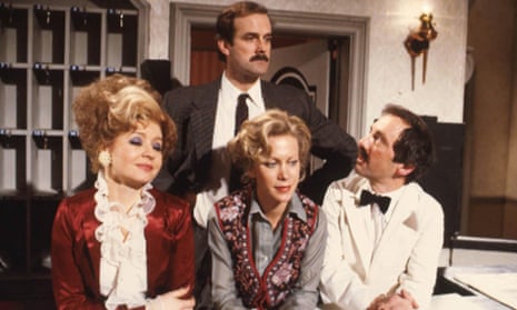 The original Fawlty Towers cast (from left) Prunella Scales, John Cleese, Connie Booth and Andrew Sachs