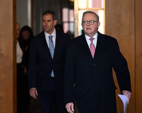 Prime minister Anthony Albanese and treasurer Jim Chalmers