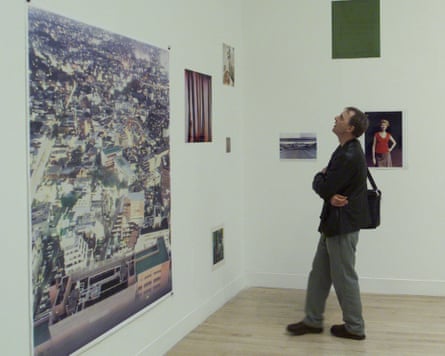 Adrian appraises a Wolfgang Tillmans in the Turner prize exhibition in 2000.