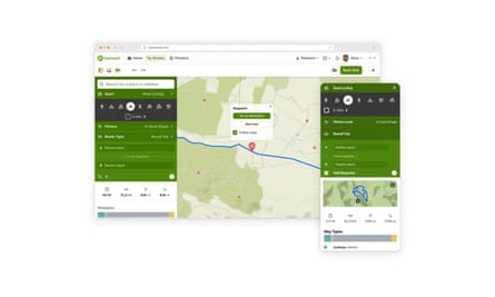 Komoot map image