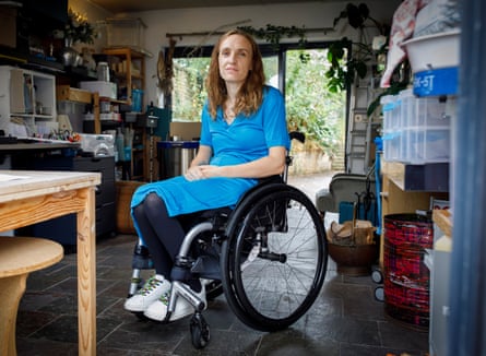 Lucy Robinson in her kitchen