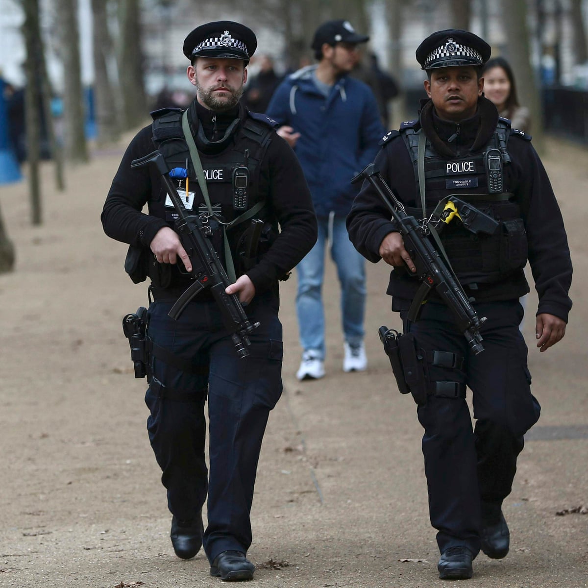Police Officer With Rifle