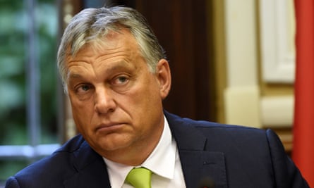 Viktor Orbán, prime minister of Hungary, ran an anti-migrant election campaign in April.