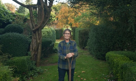 Rosie Bose in her garden