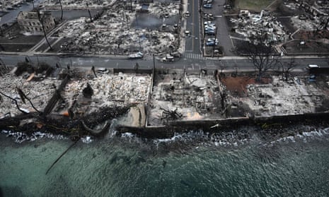The wildfire left the historic Hawaiian town of Lahaina in charred ruins.