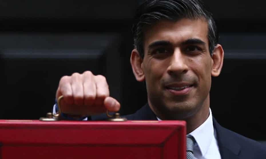 Rishi Sunak reveals the budget.