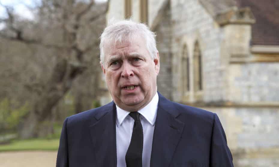 Prince Andrew in April last year. The duke did say in the document that he met Epstein ‘in or around 1999’.