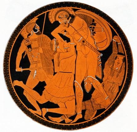 Penthesilea, an Amazon queen, and Achilles fight to the death.