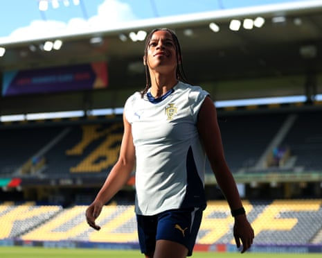 Jessica Silva at the Wankdorf Stadium, Bern, on 2 July 2025.