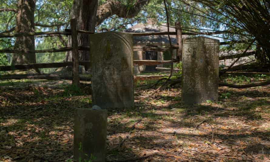 A cemetery designated for slaves in the Middleton Place plantation, South Carolina.