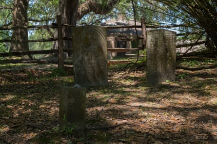 A graveyard at Middleton Place in South Carolina marks the graves of African American slaves.
