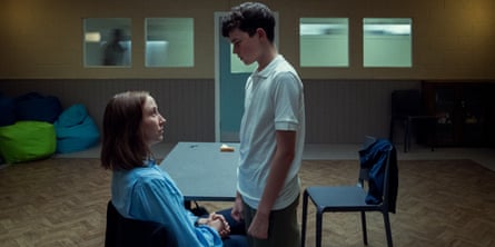 Erin Doherty and Owen Cooper in Adolescence.